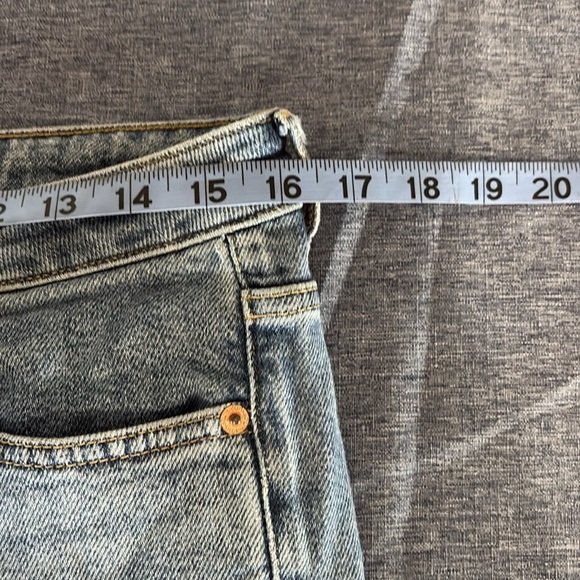 Topshop MOTO Women’s 30 (10) x30 Distressed Hem Light Wash Jeans - Picture 5 of 6